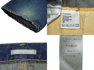 Christian Dior クリスチャンディオール デニムパンツ 1947 22AW ビンテージ加工 31 193D011BY513 美品 中古 59403
