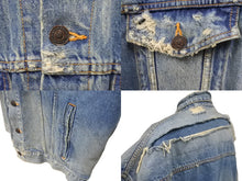 Load image into Gallery viewer, 極美品 BALENCIAGA バレンシアガ デニムジャケット デストロイジャケット 727840 インディゴ サイズL 中古 59408