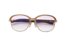 Load image into Gallery viewer, CARTIER カルティエ マルメゾン メガネ 130 54☐17 ヴィンテージ ウッドテンプル アイウェア 小物 良品 中古 59433