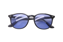 画像をギャラリービューアに読み込む, Ray-Ban レイバン サングラス 53□20 150 2N プラスチック ブラック ブルー RB4259F 601/80 美品 中古 59435 