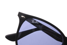 画像をギャラリービューアに読み込む, Ray-Ban レイバン サングラス 53□20 150 2N プラスチック ブラック ブルー RB4259F 601/80 美品 中古 59435 