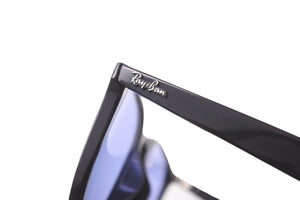 Ray-Ban レイバン サングラス 53□20 150 2N プラスチック ブラック ブルー RB4259F 601/80 美品 中古 59435 