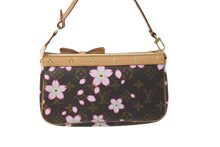Load image into Gallery viewer, 極美品 LOUIS VUITTON ルイ ヴィトン 村上隆 ポシェットアクセソワール M92006 モノグラムチェリーブロッサム 中古 59436
