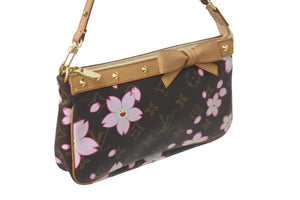 極美品 LOUIS VUITTON ルイ ヴィトン 村上隆 ポシェットアクセソワール M92006 モノグラムチェリーブロッサム 中古 59436