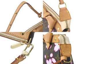 極美品 LOUIS VUITTON ルイ ヴィトン 村上隆 ポシェットアクセソワール M92006 モノグラムチェリーブロッサム 中古 59436