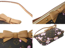 Load image into Gallery viewer, 極美品 LOUIS VUITTON ルイ ヴィトン 村上隆 ポシェットアクセソワール M92006 モノグラムチェリーブロッサム 中古 59436