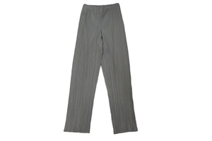 ISSEY MIYAKE イッセイミヤケ テーパードパンツ ウエストゴム 両サイドポケット ポリエステル チャコールグレー 3 美品 中古 59438