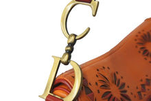 Load image into Gallery viewer, Christian Dior クリスチャンディオール サドルバッグ ガリアーノ リミテッドエディション RU0072 オレンジ レッド 美品 中古 59439