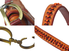 Load image into Gallery viewer, Christian Dior クリスチャンディオール サドルバッグ ガリアーノ リミテッドエディション RU0072 オレンジ レッド 美品 中古 59439