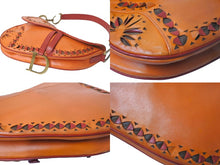 Load image into Gallery viewer, Christian Dior クリスチャンディオール サドルバッグ ガリアーノ リミテッドエディション RU0072 オレンジ レッド 美品 中古 59439