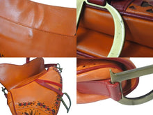 Load image into Gallery viewer, Christian Dior クリスチャンディオール サドルバッグ ガリアーノ リミテッドエディション RU0072 オレンジ レッド 美品 中古 59439