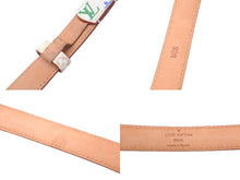 Load image into Gallery viewer, LOUIS VUITTON ルイヴィトン ベルト サンチュール キャレ モノグラム M9272U マルチカラー 90 美品 中古 59441