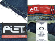 Load image into Gallery viewer, 新品同様 PIET×OAKLEY ピエト×オークリー スカル インダストリアル デニム トラウザーズ ブルー サイズ32 FOA406542-6AC 中古 59445