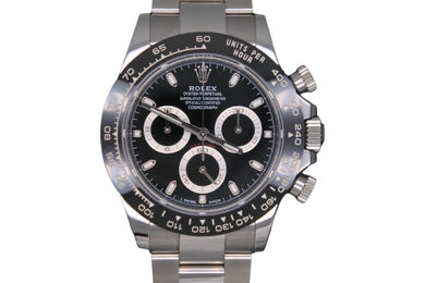 ロレックス コスモグラフ デイトナ 116500LN 2022年 ランダム番 自動巻き ステンレススチール 鏡バックル クロノグラフ 黒 美品 中古