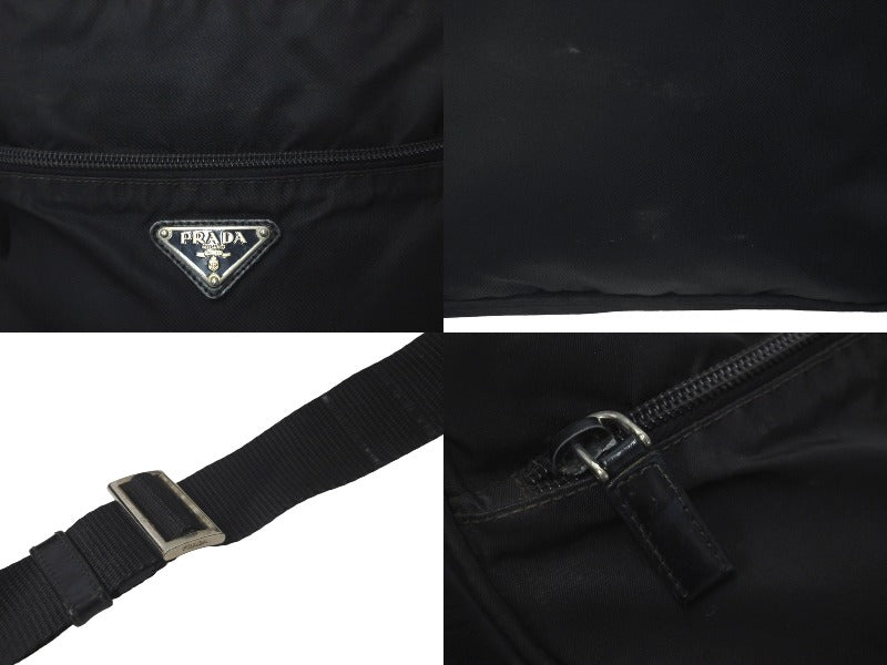 PRADA プラダ ショルダーバッグ ナイロン レザー NERO ブラック