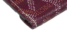 Load image into Gallery viewer, GOYARD ゴヤール SAINT MARC サンマルク パスケース カードケース ワインレッド ヘリンボーン柄 美品 中古 59455