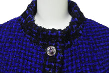 Load image into Gallery viewer, 極美品 CHANEL シャネル ジャケット 2022-2023AW ロングツイードジャケット ブルー サイズ34 P73179V64585 中古 59467