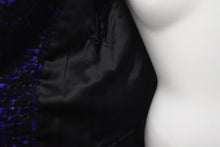 Load image into Gallery viewer, 極美品 CHANEL シャネル ジャケット 2022-2023AW ロングツイードジャケット ブルー サイズ34 P73179V64585 中古 59467