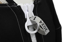 画像をギャラリービューアに読み込む, 新品未使用 Maison MIHARA YASUHIRO MMY ビッグジップ ブルゾン ブラック ポリエステル サイズ46 A12BL062 中古 59479