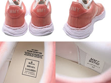 画像をギャラリービューアに読み込む, 新品未使用 MIHARA YASUHIRO ミハラヤスヒロ オリジナルソール スプレーエフェクト キャンバス ローカット スニーカー ピンク 42 A12FW717 中古 59485