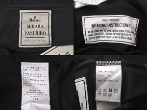 新品未使用 Maison MIHARA YASUHIRO メゾン ミハラヤスヒロ トラックジャケット ブラック サイズ48 A12JK591 中古 59492