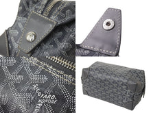 Load image into Gallery viewer, GOYARD ゴヤール BOEING25 ボーイング25 ポーチ クラッチバッグ セカンドバッグ PVC グレー 美品 中古 59500