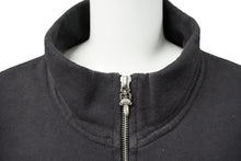 Load image into Gallery viewer, CHROME HEARTS クロムハーツ ハーフジップ トレーナー スウェット ダガージップ ブラック サイズXL 美品 中古 59505