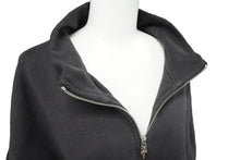 Load image into Gallery viewer, CHROME HEARTS クロムハーツ ハーフジップ トレーナー スウェット ダガージップ ブラック サイズXL 美品 中古 59505