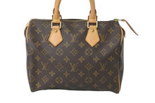Load image into Gallery viewer, LOUIS VUITTON ルイヴィトン ハンドバッグ スピーディ25 M41528 モノグラム PVC ブラウン 美品 中古 59509