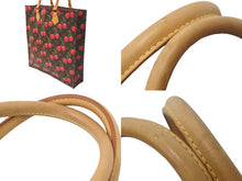 Load image into Gallery viewer, LOUIS VUITTON ルイ ヴィトン トートバッグ 村上隆 M95010 サックプラ モノグラムチェリー PVC 2005年 ブラウン 美品 中古 59510