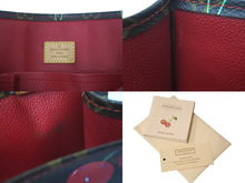 Load image into Gallery viewer, LOUIS VUITTON ルイ ヴィトン トートバッグ 村上隆 M95010 サックプラ モノグラムチェリー PVC 2005年 ブラウン 美品 中古 59510