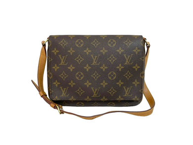 LOUIS VUITTON ルイ ヴィトン ショルダーバッグ ミュゼットタンゴ M51257 モノグラム ブラウン フランス製 美品 中古 59511