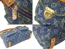 Load image into Gallery viewer, LOUIS VUITTON ルイヴィトン モノグラムデニム バギーPM ワンショルダーバッグ M95049 ブルー ロゴ 肩掛け 美品 良品 中古 59513