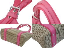 Load image into Gallery viewer, Christian Dior クリスチャンディオール ハンドバッグ トロッター ロゴプレート コットンキャンバス 09-BO-0095 美品 中古 59518