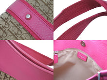Load image into Gallery viewer, Christian Dior クリスチャンディオール ハンドバッグ トロッター ロゴプレート コットンキャンバス 09-BO-0095 美品 中古 59518