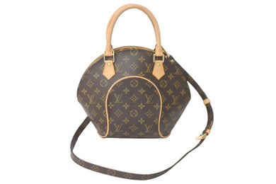 LOUIS VUITTON ルイ ヴィトン ハンドバッグ エリプスPM M51127 ショルダーストラップ付き モノグラム ブラウン 美品 中古 59522