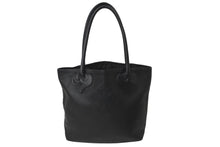 Load image into Gallery viewer, CHROME HEARTS クロムハーツ FSトートバッグ セメタリークロスパッチ ブラック レザー シルバー925 美品 中古 59528