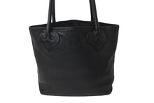 Load image into Gallery viewer, CHROME HEARTS クロムハーツ FSトートバッグ セメタリークロスパッチ ブラック レザー シルバー925 美品 中古 59528