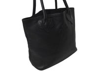 Load image into Gallery viewer, CHROME HEARTS クロムハーツ FSトートバッグ セメタリークロスパッチ ブラック レザー シルバー925 美品 中古 59528