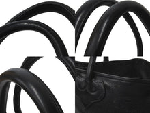 Load image into Gallery viewer, CHROME HEARTS クロムハーツ FSトートバッグ セメタリークロスパッチ ブラック レザー シルバー925 美品 中古 59528