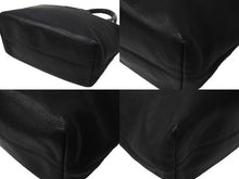 Load image into Gallery viewer, CHROME HEARTS クロムハーツ FSトートバッグ セメタリークロスパッチ ブラック レザー シルバー925 美品 中古 59528