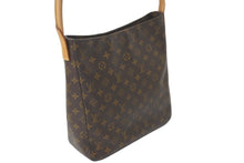 Load image into Gallery viewer, LOUIS VUITTON ルイヴィトン ショルダーバッグ ワンショルダー ルーピングGM M51145 モノグラム ブラウン 美品 中古 59532