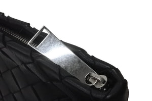 極美品 BOTTEGAVENETA ボッテガヴェネタ クラッチバッグ イントレチャート ブラック レザー 608232 中古 59533