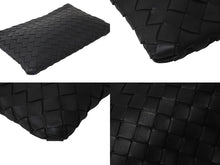 Load image into Gallery viewer, 極美品 BOTTEGAVENETA ボッテガヴェネタ クラッチバッグ イントレチャート ブラック レザー 608232 中古 59533