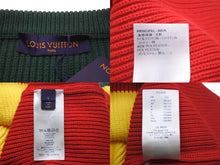 画像をギャラリービューアに読み込む, 新品同様 LOUIS VUITTON ルイヴィトン ニット セーター ラスタカラーブロック ロゴ RM211 TBY HKN67W 中古 59534