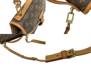 LOUIS VUITTON ルイヴィトン ショルダーバッグ 2WAY M51122 ベルエア ブラウン モノグラム 美品 中古 59538