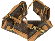 Load image into Gallery viewer, LOUIS VUITTON ルイヴィトン ショルダーバッグ 2WAY M51122 ベルエア ブラウン モノグラム 美品 中古 59538