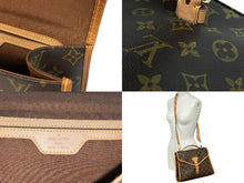 Load image into Gallery viewer, LOUIS VUITTON ルイヴィトン ショルダーバッグ 2WAY M51122 ベルエア ブラウン モノグラム 美品 中古 59538
