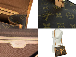 LOUIS VUITTON ルイヴィトン ショルダーバッグ 2WAY M51122 ベルエア ブラウン モノグラム 美品 中古 59538