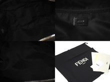 画像をギャラリービューアに読み込む, FENDI フェンディ セカンドバッグ ポーチ ハンドバッグ ズッカ柄 ブラウン キャンバス レザー 7N0141 美品 中古 59549 
